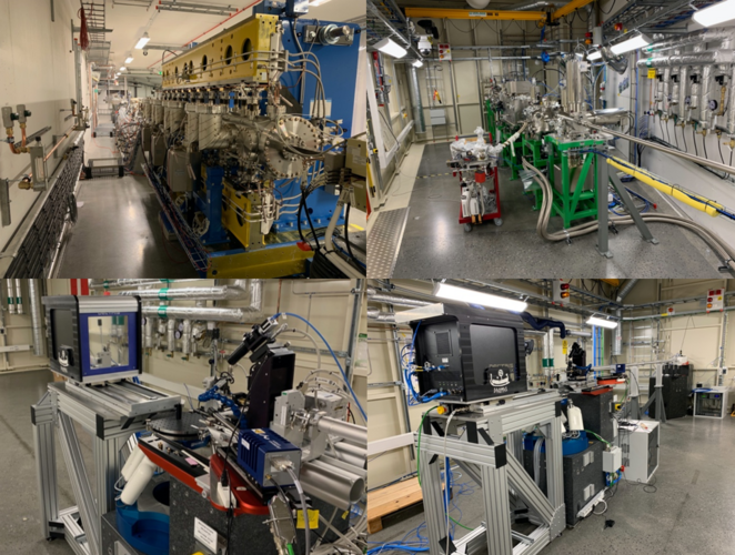 Pictures of the DanMAX beamline at the 3GeV MAX IV synchrotron storrage ring